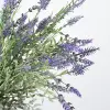 Artificial lavender ground arrangement, artificial flower flocking, outdoor wedding landscape decoration, flower arrangement, plant artificial flower Specification image